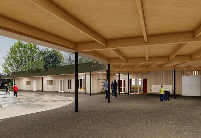 Rénovation et extension du restaurant scolaire de l'école élémentaire V. Hugo à Verson (14)
